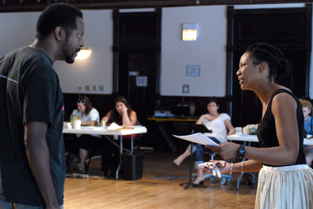 Ensemble members James Vincent Meredith and Alana Arenas