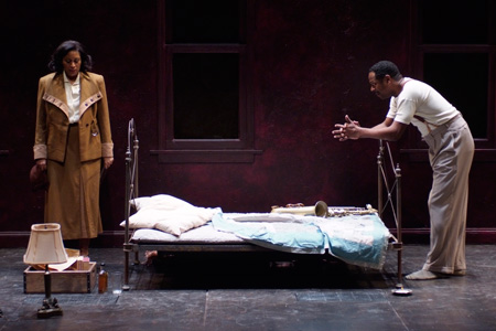 Ensemble members Ora Jones and James Vincent Meredith